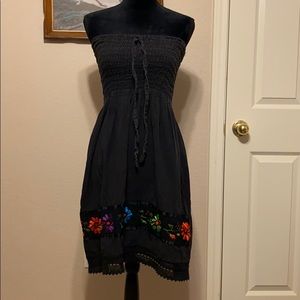 ❤️ 2 for $10 Strapless Black Casual Dress